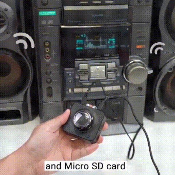 Bluetooth 5.0 приемник RCA стар стил стерео към 3,5 MM безжичен Bluetooth аудио plug-in TF карта приемник