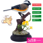🦜🐦Simulacija s glasovnim upravljanjem, kreativni slatki ukrasi za ptice s glasovnim upravljanjem, ukrasni ukrasi za sobni stol