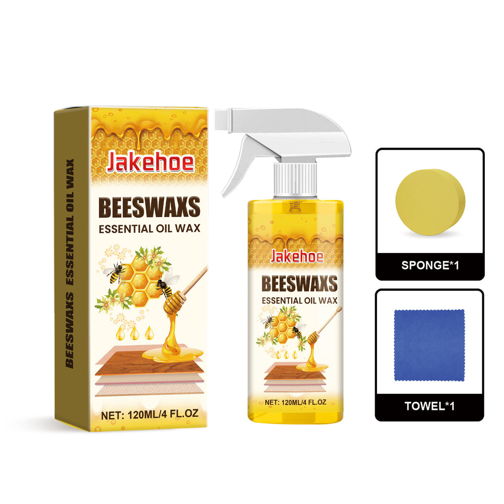 【Vásároljon 1-et, kapjon 1-t ingyen】120 ml-es fa polírozó spray (szivaccsal és kendővel) bútorok ápolására, repedések megelőzésére és a festék védelmére.