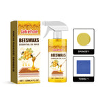 【Vásároljon 1-et, kapjon 1-t ingyen】120 ml-es fa polírozó spray (szivaccsal és kendővel) bútorok ápolására, repedések megelőzésére és a festék védelmére.