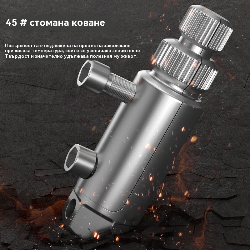 🔥【Нов модел 2026】🔥 Инструмент за отстраняване на скъсана резба за ъглов кран/универсален кран