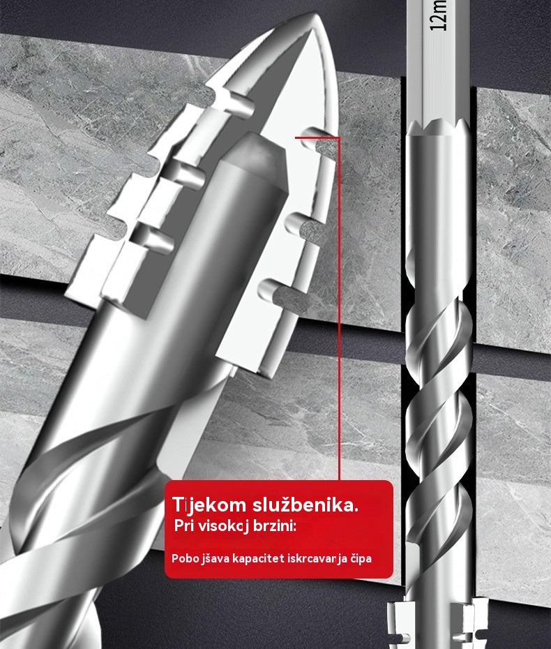 🥇【3+4+5+6+8+10+12mm】Sedma generacija ekscentričnog svrdla od super tvrdog volframovog čelika s nazubljenim rubom