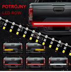 🔥【Kup 1, a 1 dostaniesz gratis】Trójkolorowy tylny pasek świetlny do samochodu