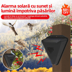 🔥【Časovno omejena akcija】📣Orchard Fish Pond Rice Paddy Sončna energija Zvočna in svetlobna naprava za alarm za ptice