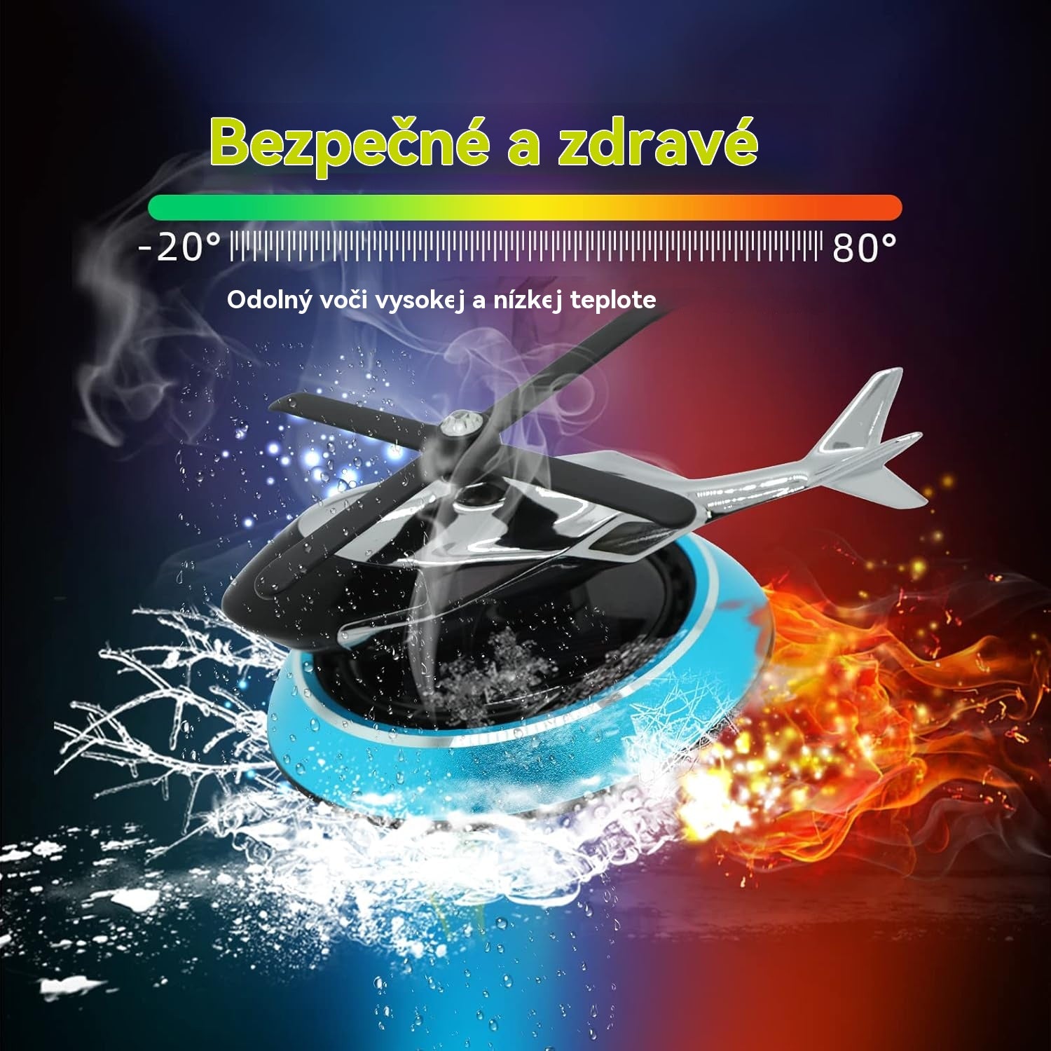 🔥🔥【Kúpte jeden, druhý dostanete zadarmo】Solárna dekorácia lietadla namontovaná na vozidlo, inovatívna solárna aromaterapia, dá sa otáčať, keď je slnečné svetlo, a vôňa vydrží dlho.