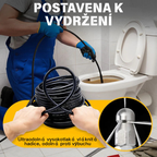 💦50 % POPUST ZDAJ! 🚿 Komplet za čiščenje odtokov 5800 PSI – visokotlačna šoba in cev za zamašene odtoke/cevi🔧📦