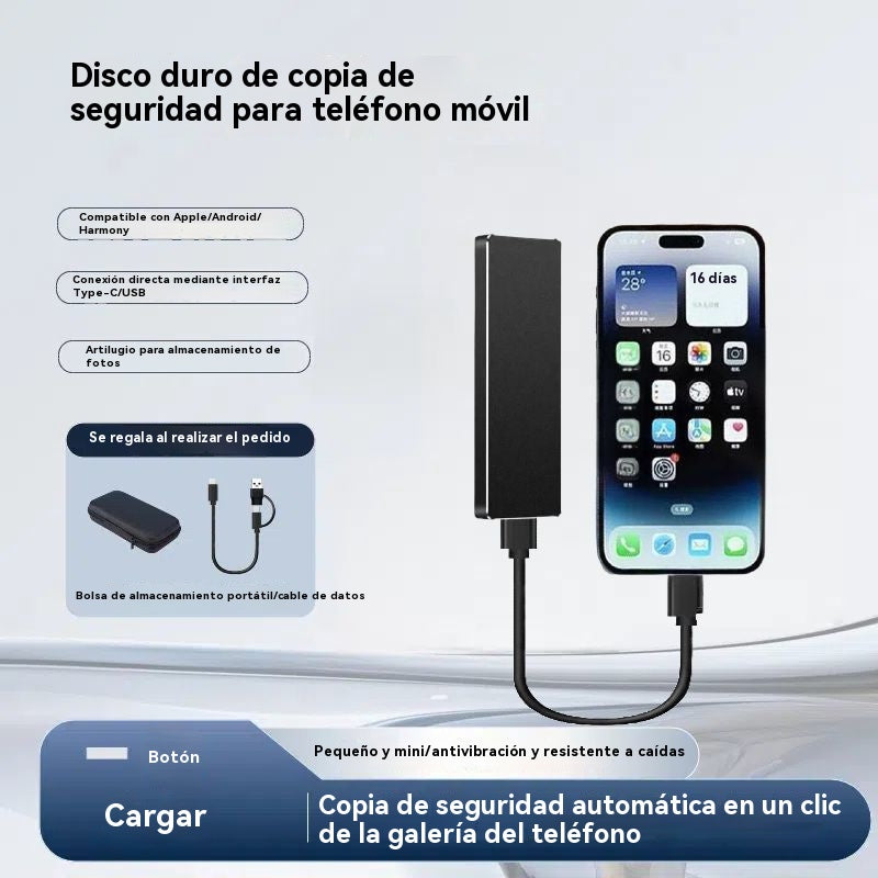 ⚡ 【1TB】Disco Duro USB 3.0 Multifuncional de Alta Velocidad | Transferencia Rápida, Gran Compatibilidad, Almacenamiento Sin Preocupaciones 💻📦