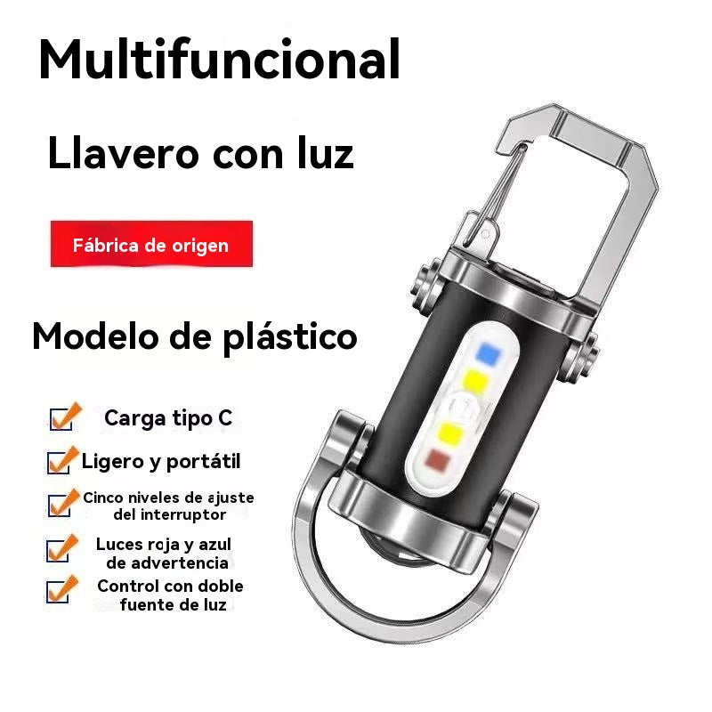 🔥【Compra 1 y llévate 1 gratis】🔥Gran oferta🔥Linterna mini para llave súper brillante e impermeable con salida de 1200 lm