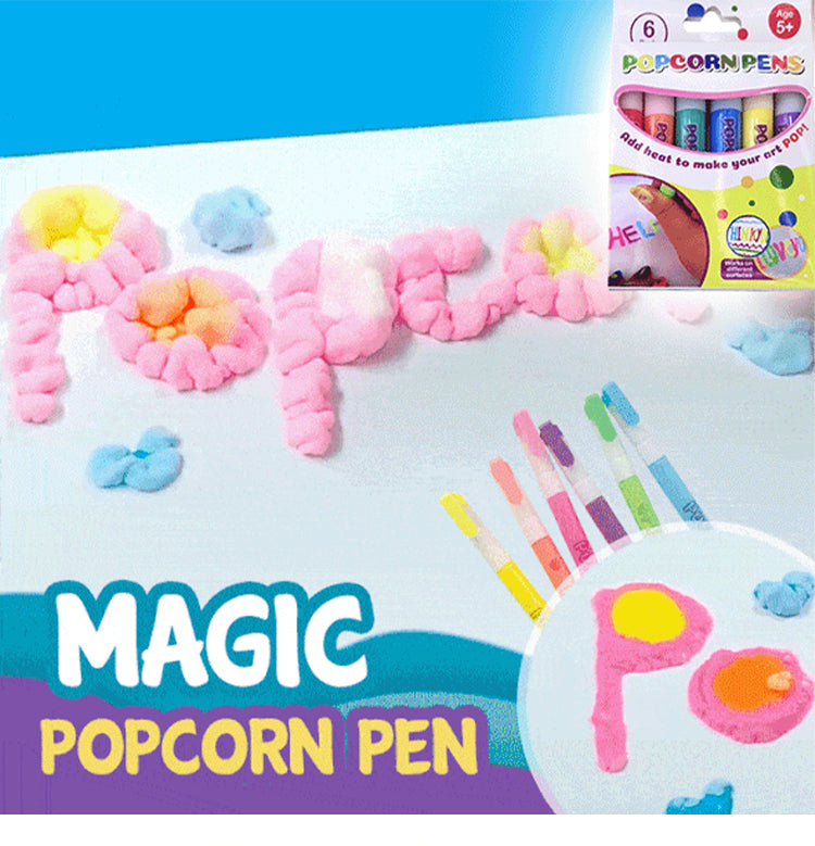 🎁【Vásárolj 1-et, kapsz 2-t ingyen】3D nyomtatótoll gyerekeknek: Popcorn stílusú buborékrajz (DIY)