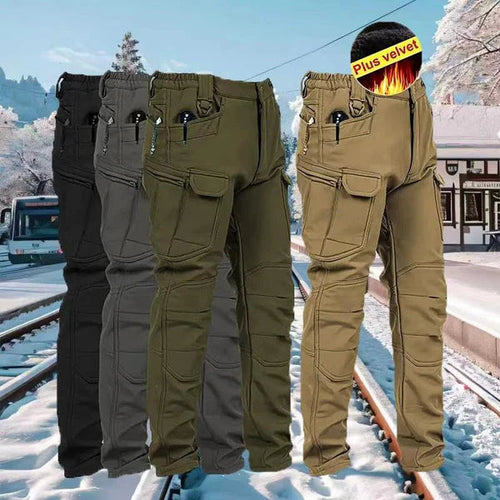 ⏳ 50% KEDVEZMÉNY! 🔥Taktikai katonai nadrágok férfiaknak, szélálló és melegítő
