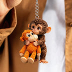 🐵 [Купи 1, вземи 1 безплатно]3D ключодържател с вирусна боксова маймуна 💕