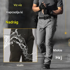 ⏳ 50% KEDVEZMÉNY! 🔥Taktikai katonai nadrágok férfiaknak, szélálló és melegítő