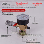 👍👍Przeróbka domowej roboty butli z gaśnicą na butlę z gazem do użytku na dużych wysokościach, butlę z gazem do użytku na kempingu i pikniku, z możliwością ponownego napełniania zaworem gazowym.