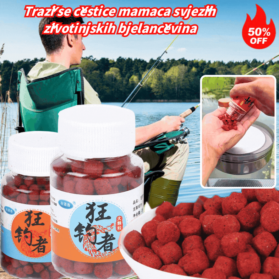 【Korlátozott ideig tartó akció】【5 palackok】Horgászati kiegészítők szemcsés csali