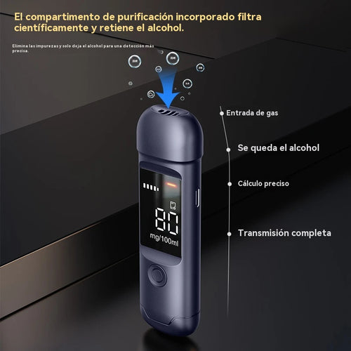 🍷 Přesný přenosný alkohol tester – Změř si hladinu před jízdou