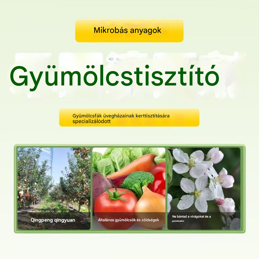 【Vásárolj 1-et, kapsz 1-et ingyen】🍎 🍏🍑 Gyümölcsöstisztító - Antibakteriális + 50% kedvezmény!